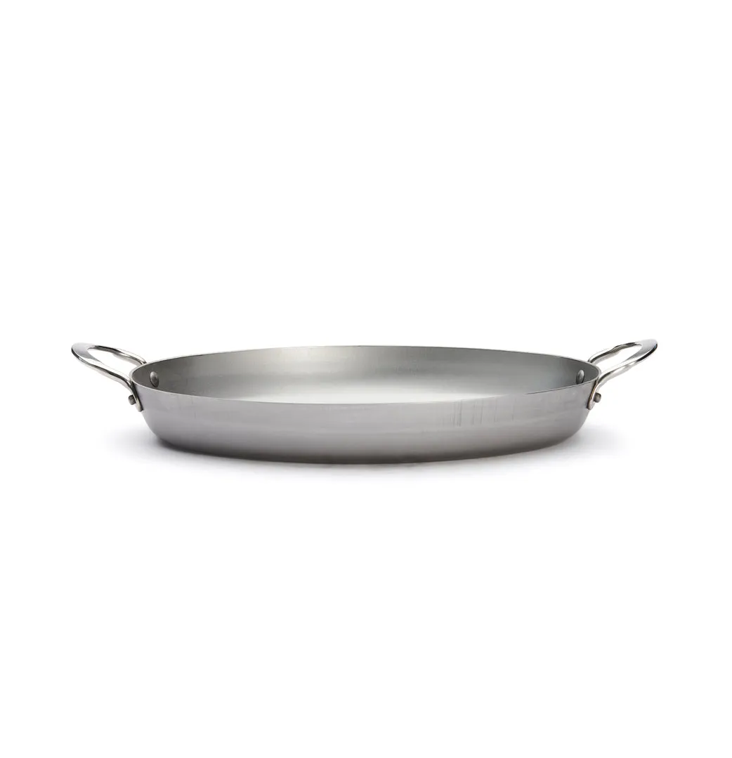 MINERAL B Carbon Steel Oval Roasting Pan