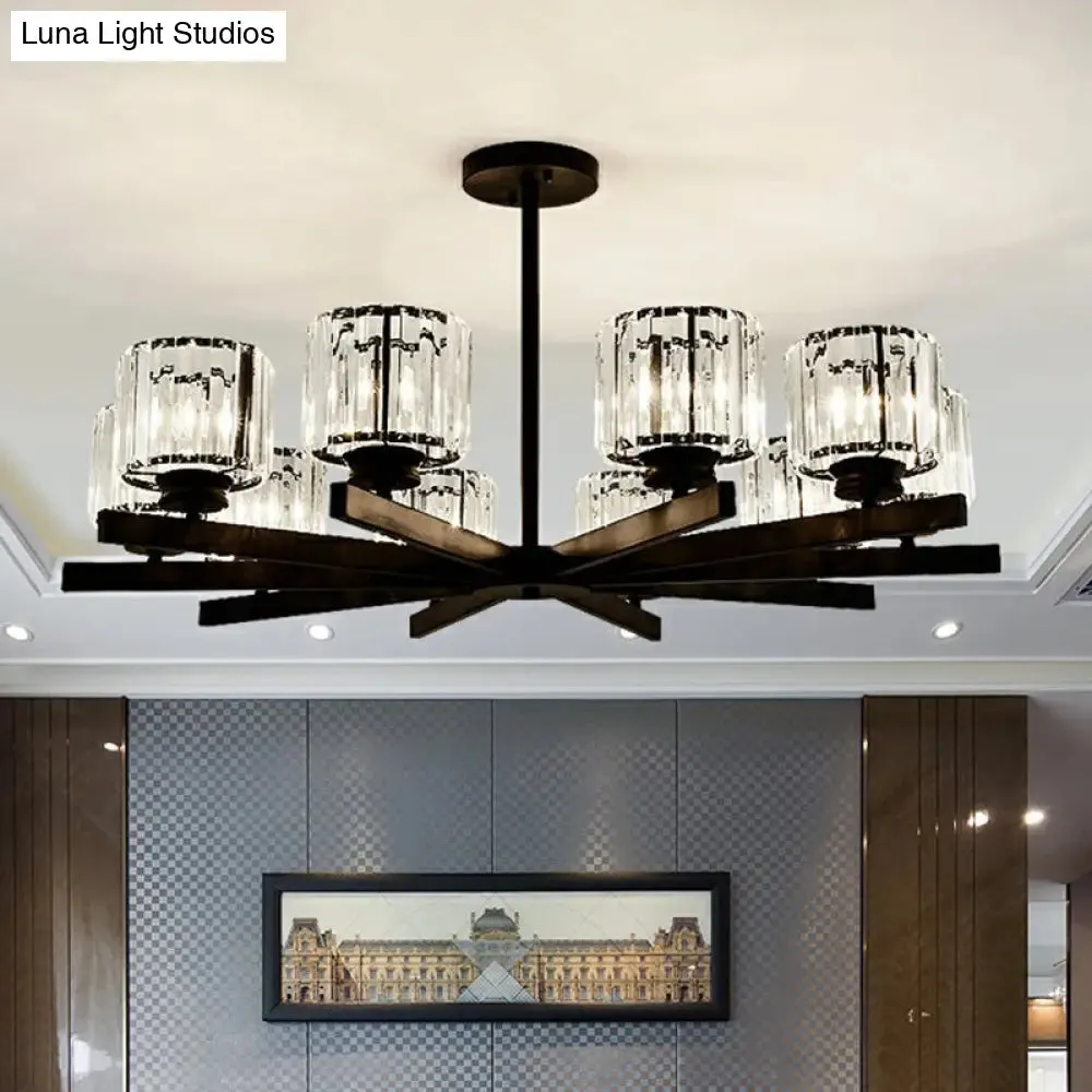 Minimalistic Crystal Ceiling Lamp for Living Room