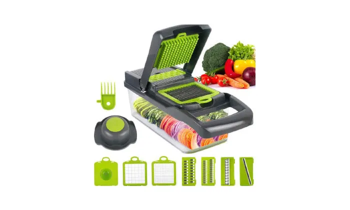 Multifunctional Cutter - 16-Piece Set With Peeler