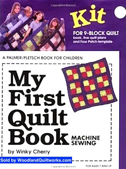 My First Quilt Book : Machine Sewing (KIT) by Winky Cherry