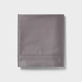 New - King 400 Thread Count Performance Flat Sheet Dark Gray - Threshold