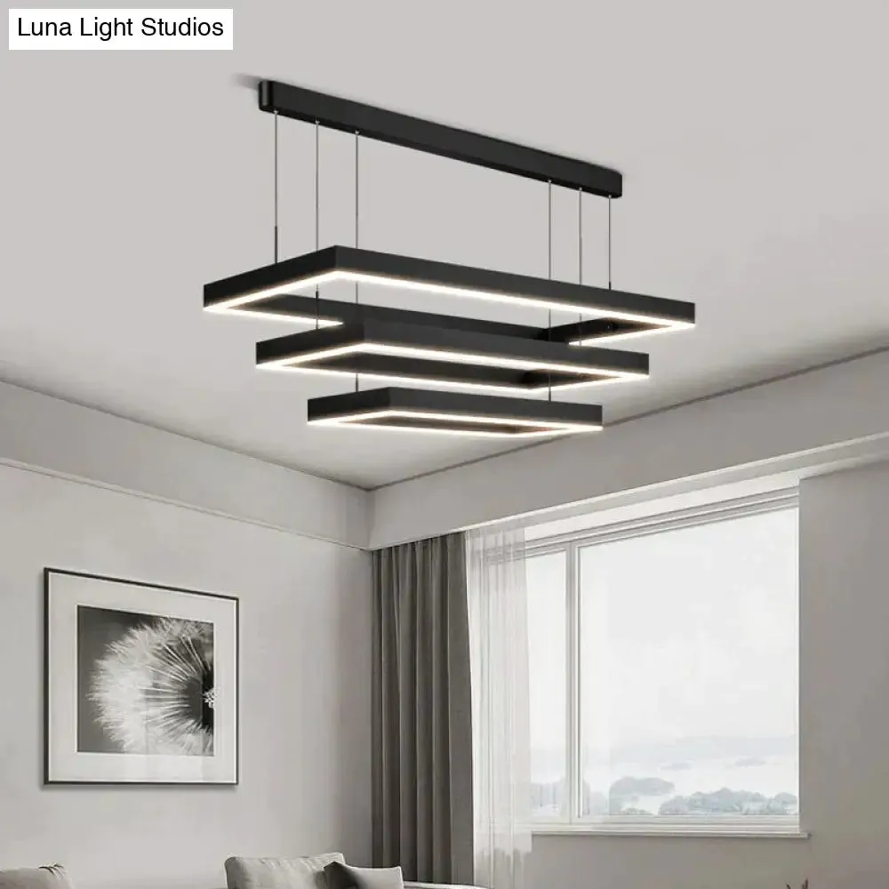 Nova  - Minimalist  Rectangle Creative Chandelier