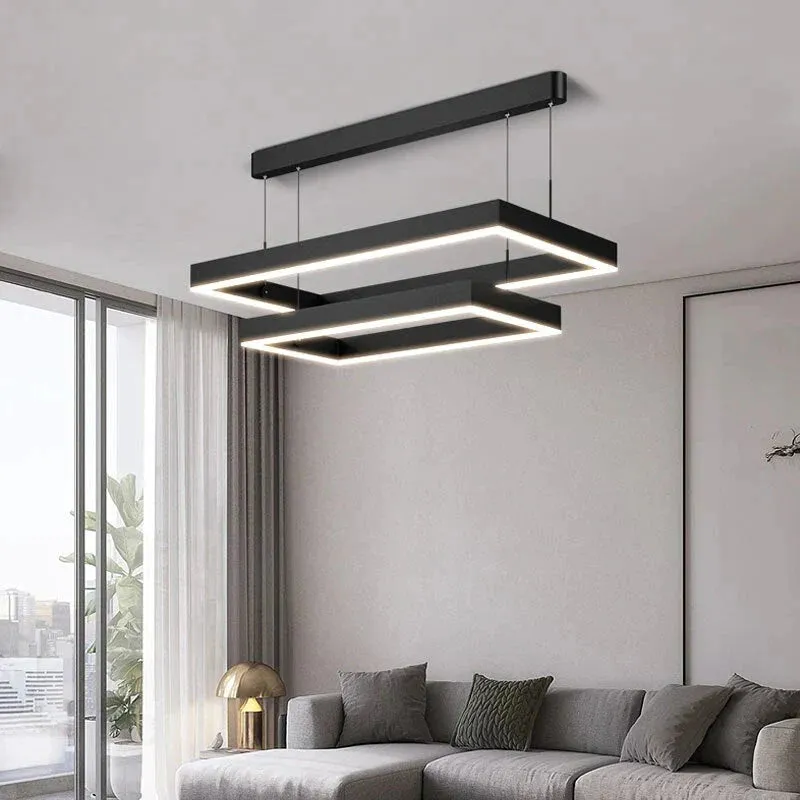 Nova  - Minimalist  Rectangle Creative Chandelier