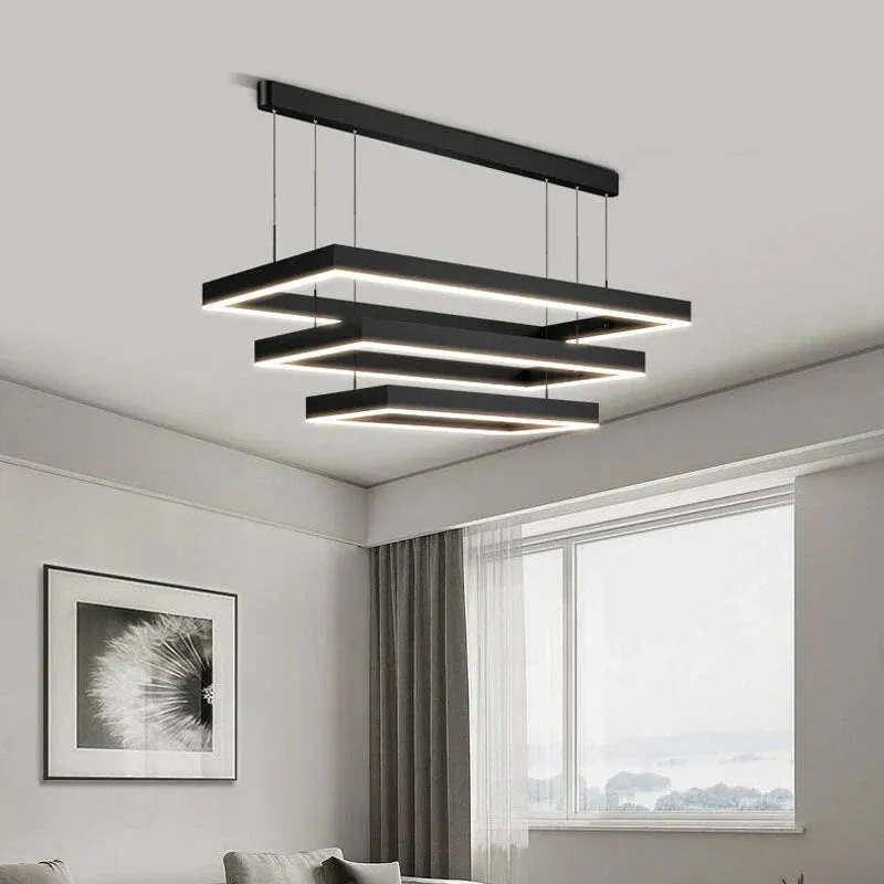 Nova  - Minimalist  Rectangle Creative Chandelier