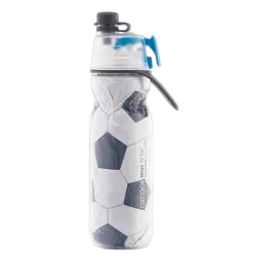 O2Cool Mist ‘N Sip Insulated Arctic Squeeze 20Oz Soccer Ball Water Bottle