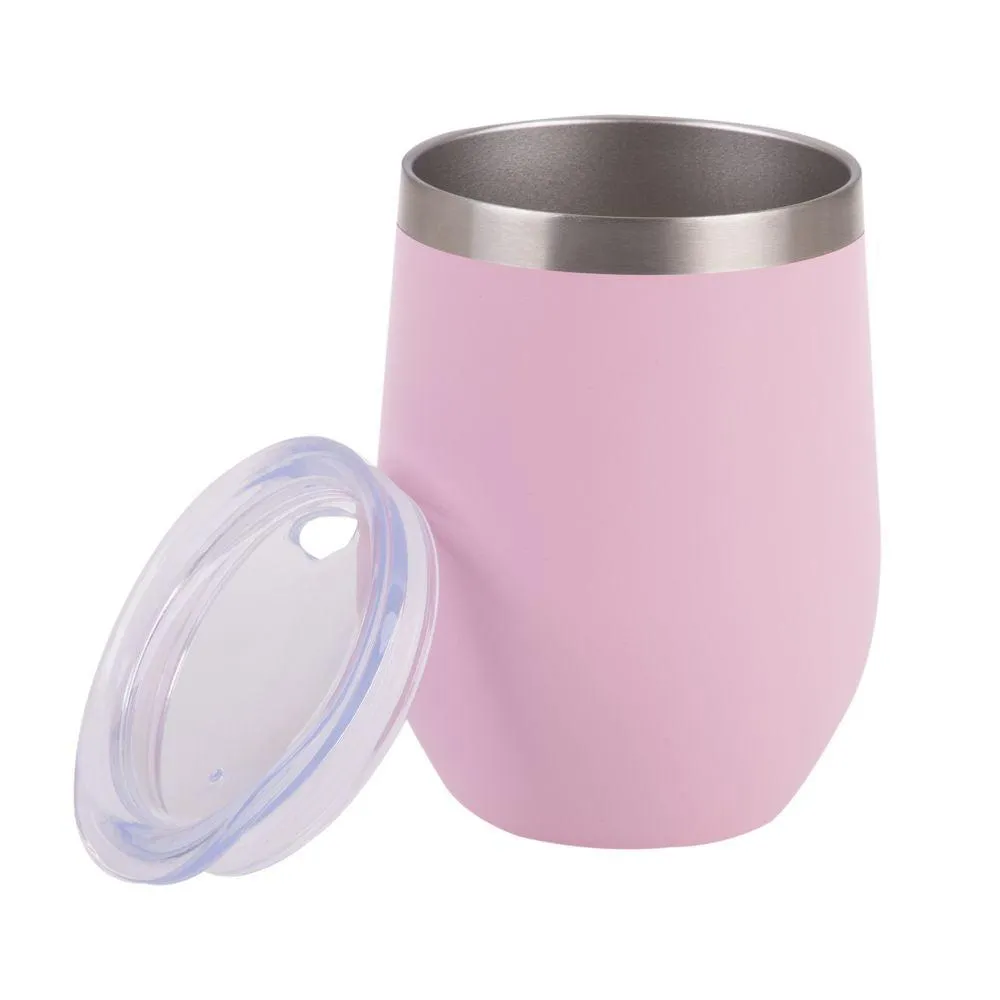 Oasis Insulated Wine Tumbler Matte Pink