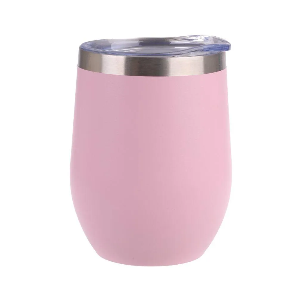 Oasis Insulated Wine Tumbler Matte Pink