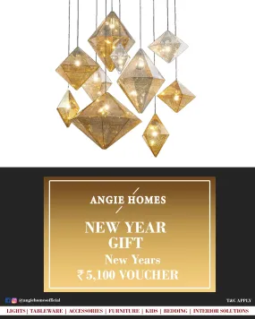 Online New Year Gift Card Voucher for Chandelier - Angie Homes