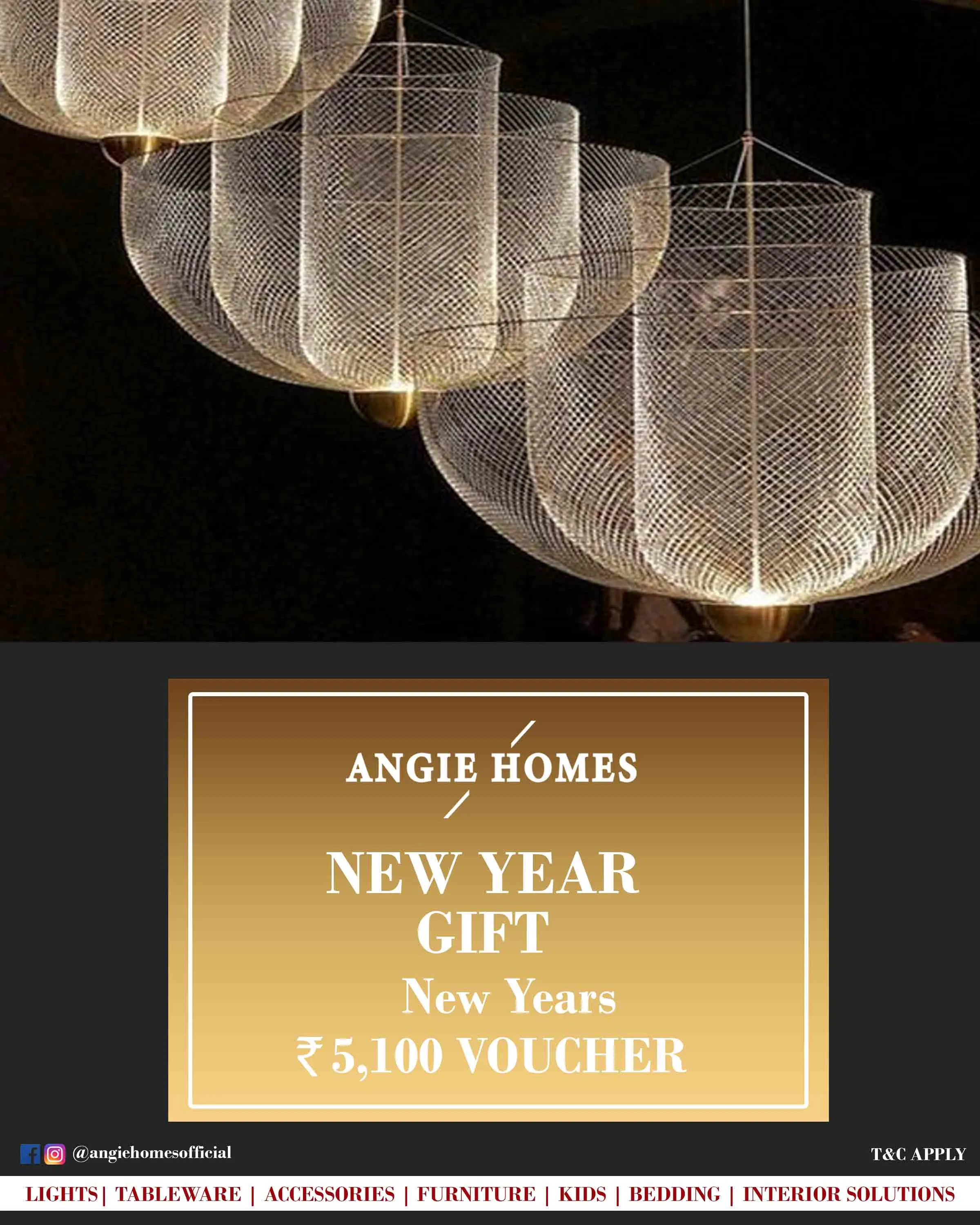 Online New Year Gift Voucher for Online Light | Chandelier