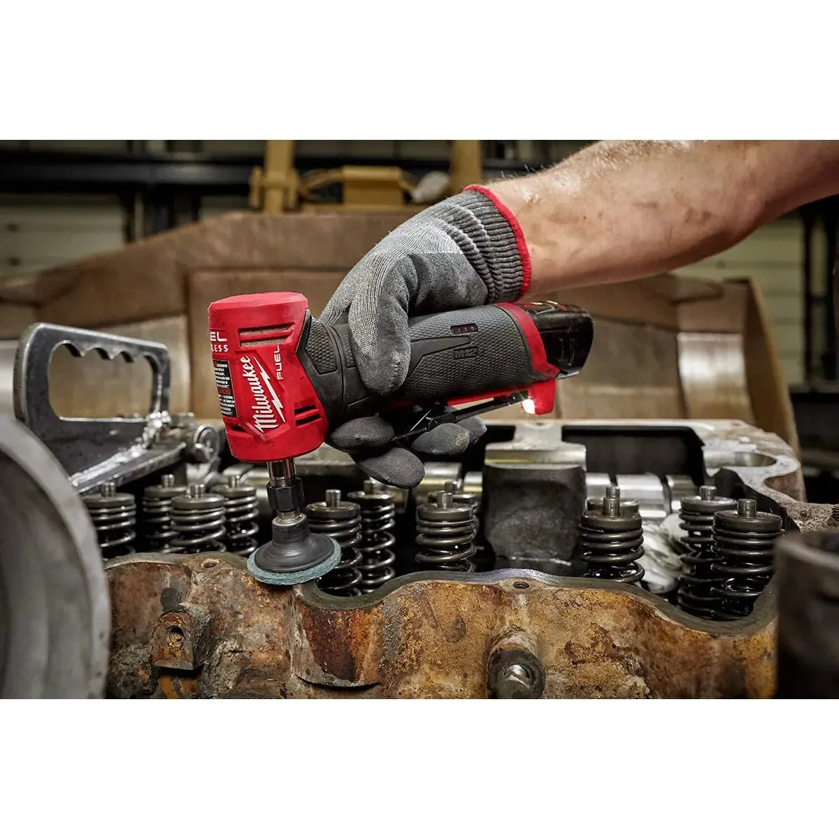 Open Box -  Milwaukee 2485-20 M12 FUEL 12-V Lithium-Ion Brushless Cordless Grinder Tool-Only