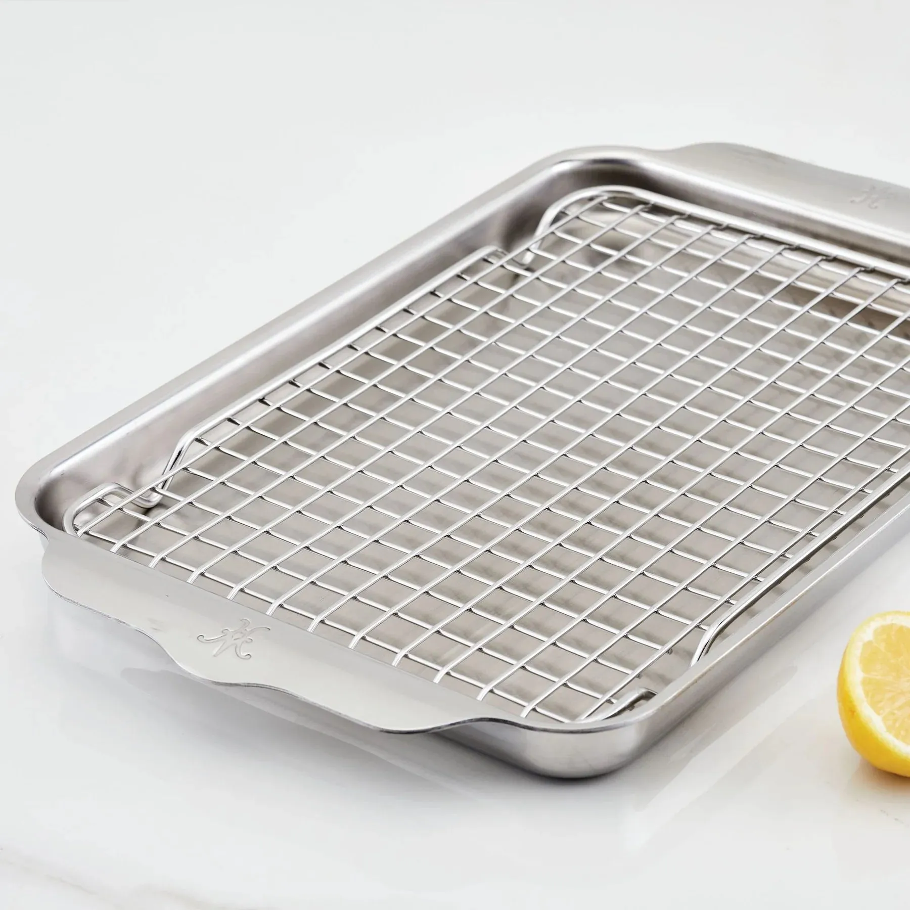 OvenBond Tri-ply Quarter Sheet Pan with Rack