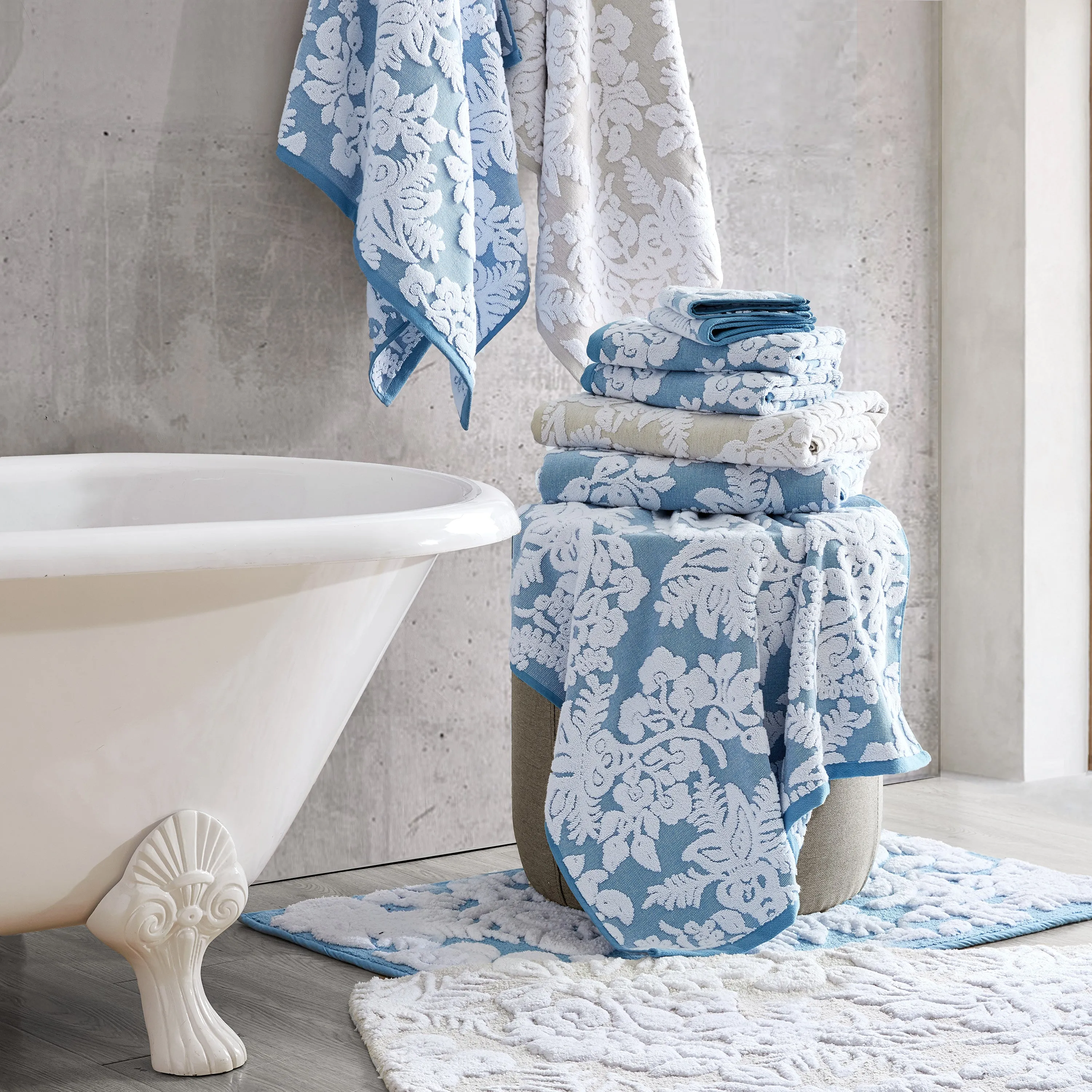 Pasak Blue Bath Towel