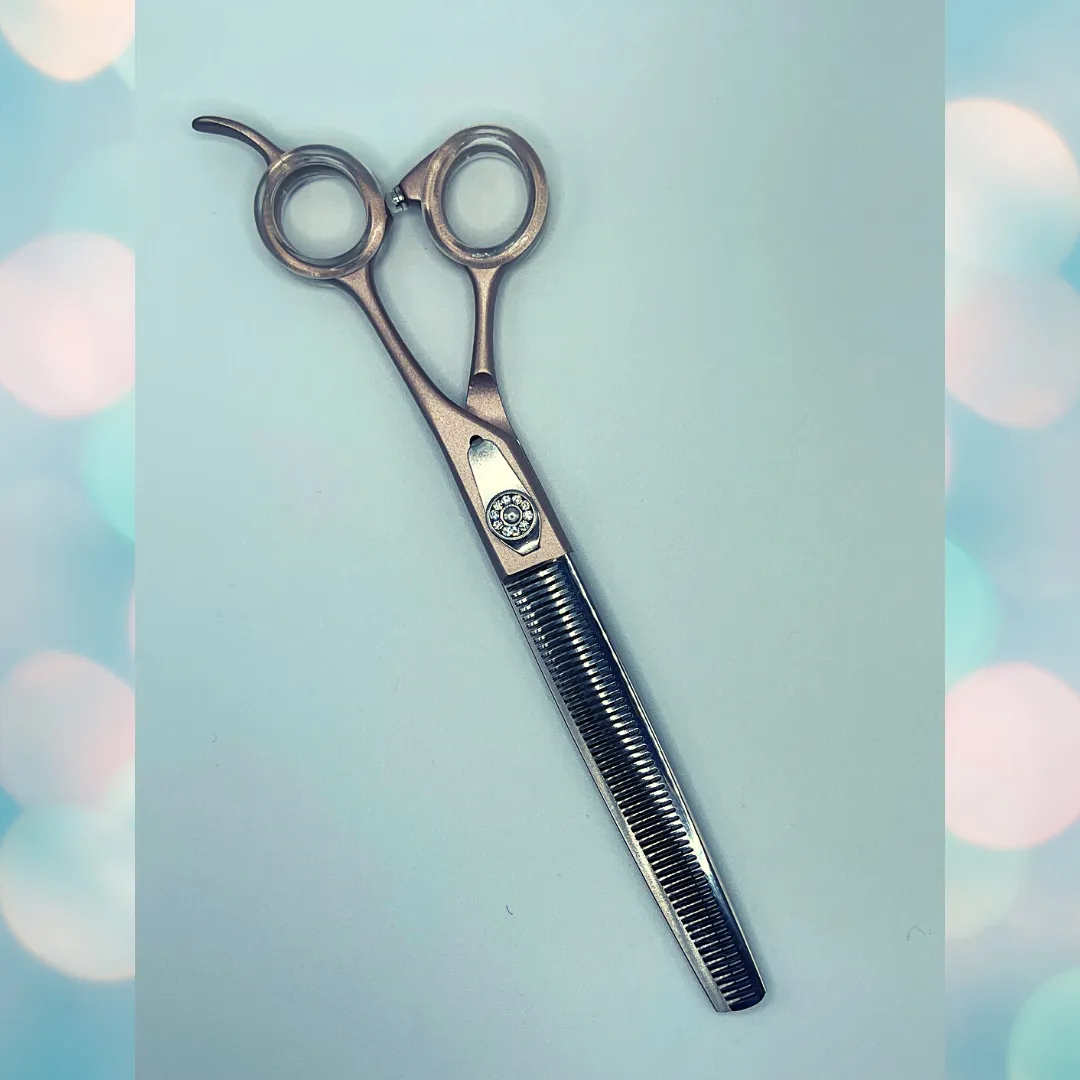 Pawfection Shears by Myke Ross Rose Gold Thinner 7.5"