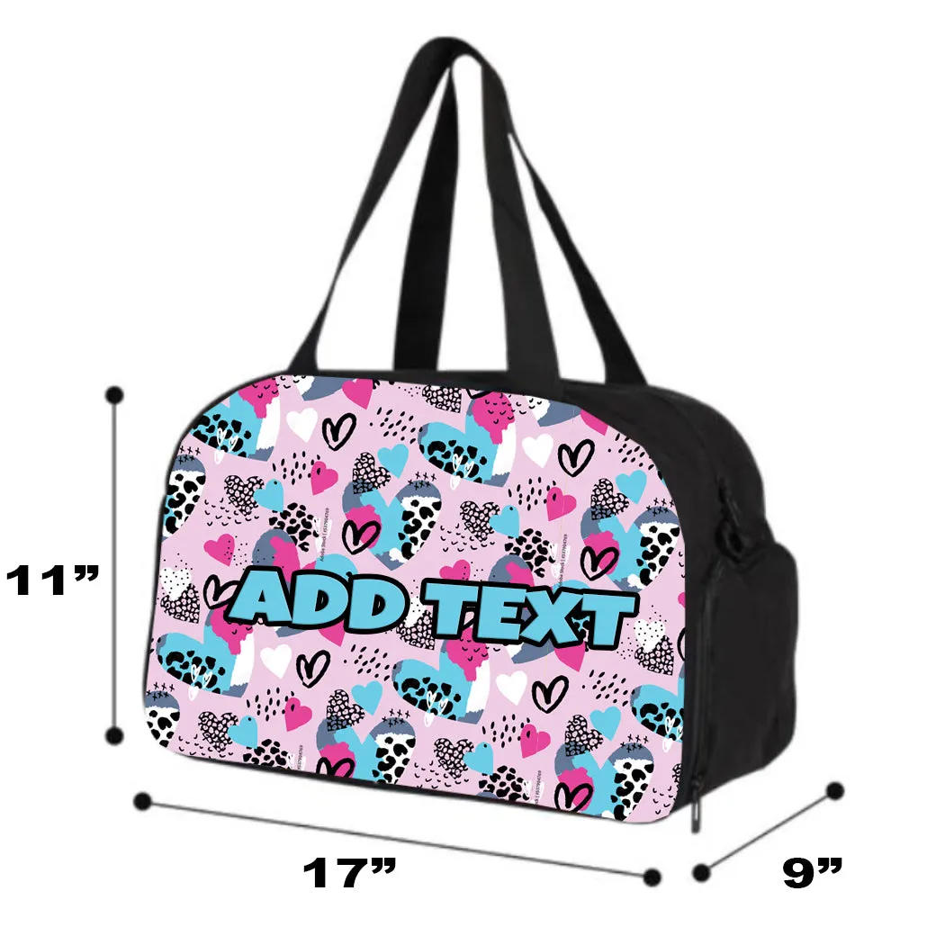 Personalized Backpacks, Lunch Bags, Duffel Bags, or Water Bottles with Full-Color - Sweet Hearts