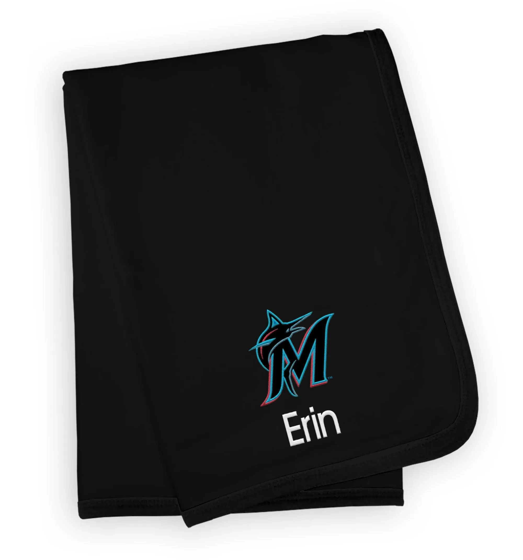 Personalized Miami Marlins Blanket