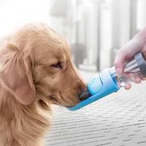 Pet out drinking bottle