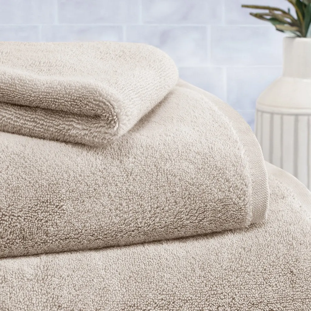 Plush Light Beige Bath Sheet