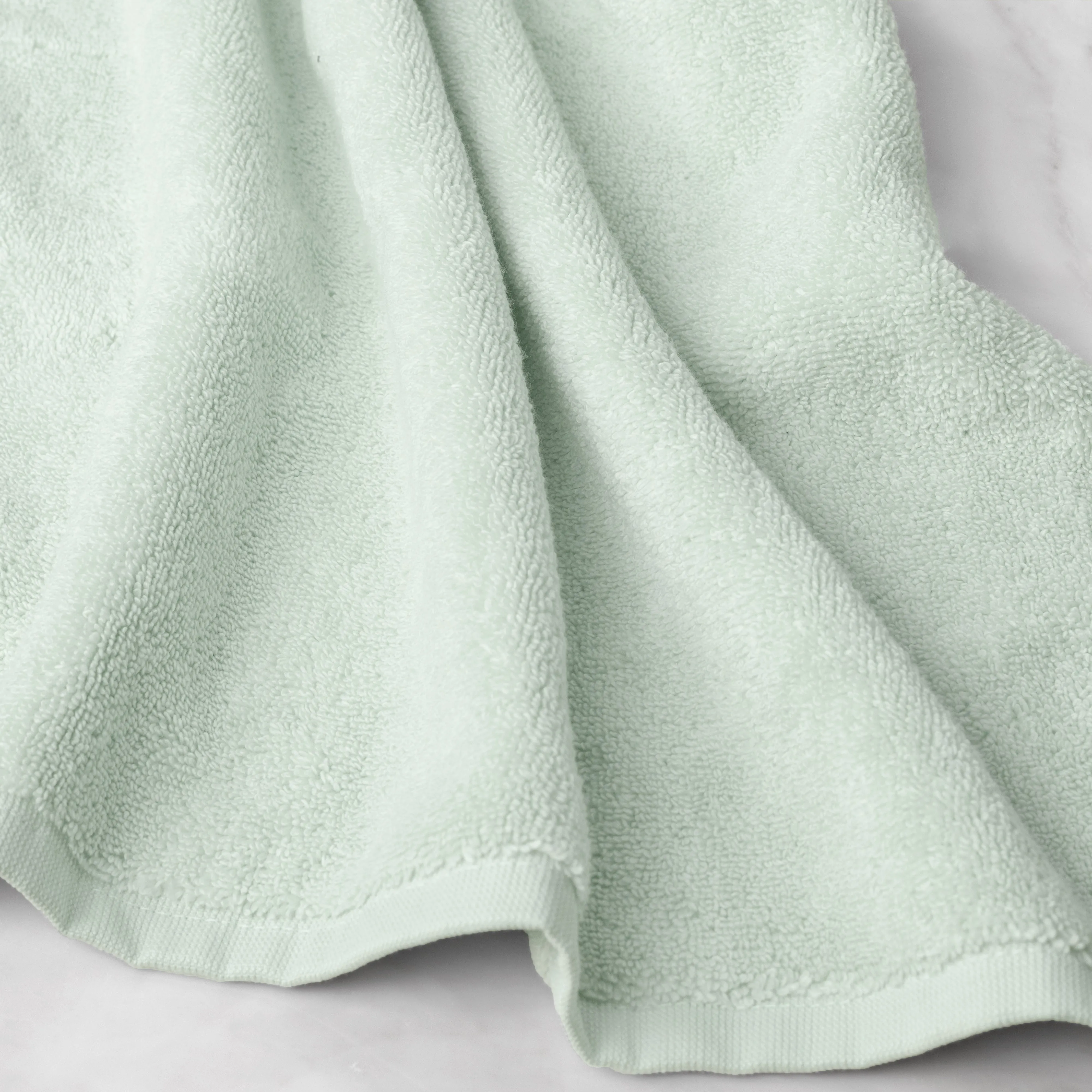 Plush Mint Green Washcloth