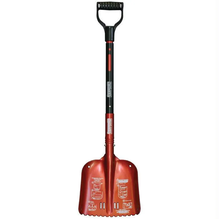 Pro Sharktooth Shovel D: Red