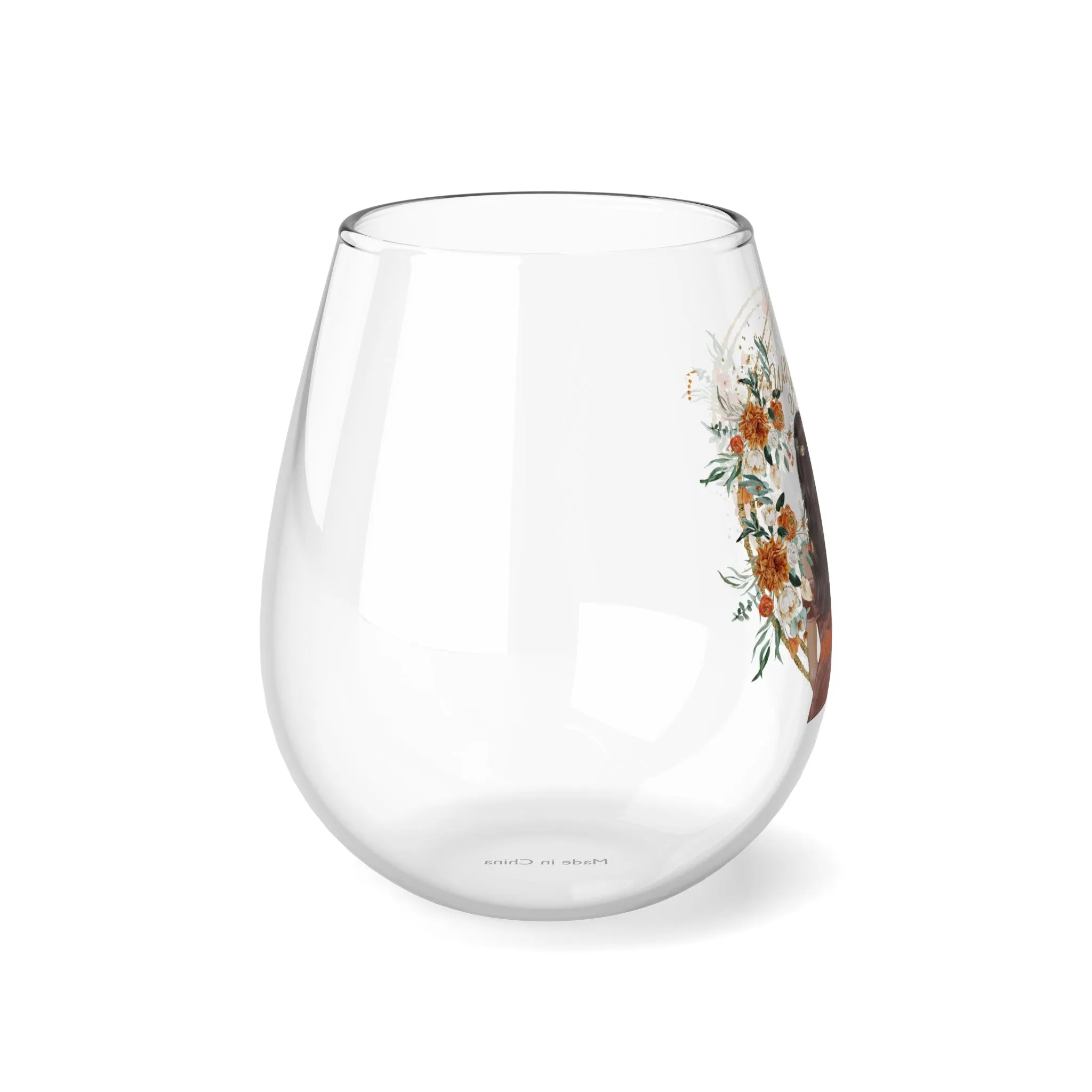 "Will you be my Bridesmaid" ? Stemless Wine Glass, 11.75oz VMA051504