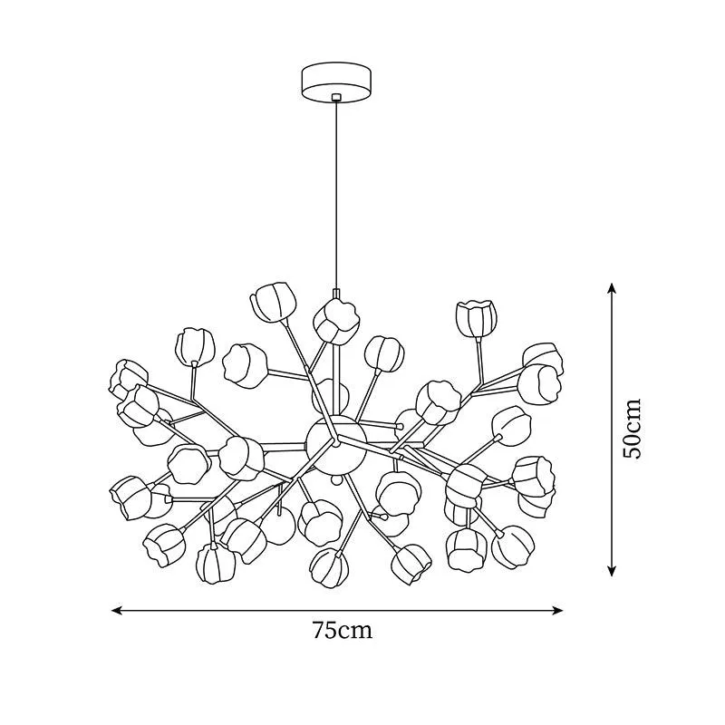 Rei Flower Chandelier