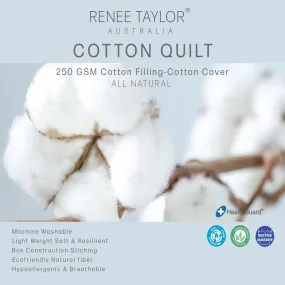 Renee Taylor Premium Light Weight All Cotton Quilt