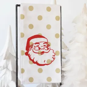 Retro Santa Hand Towel