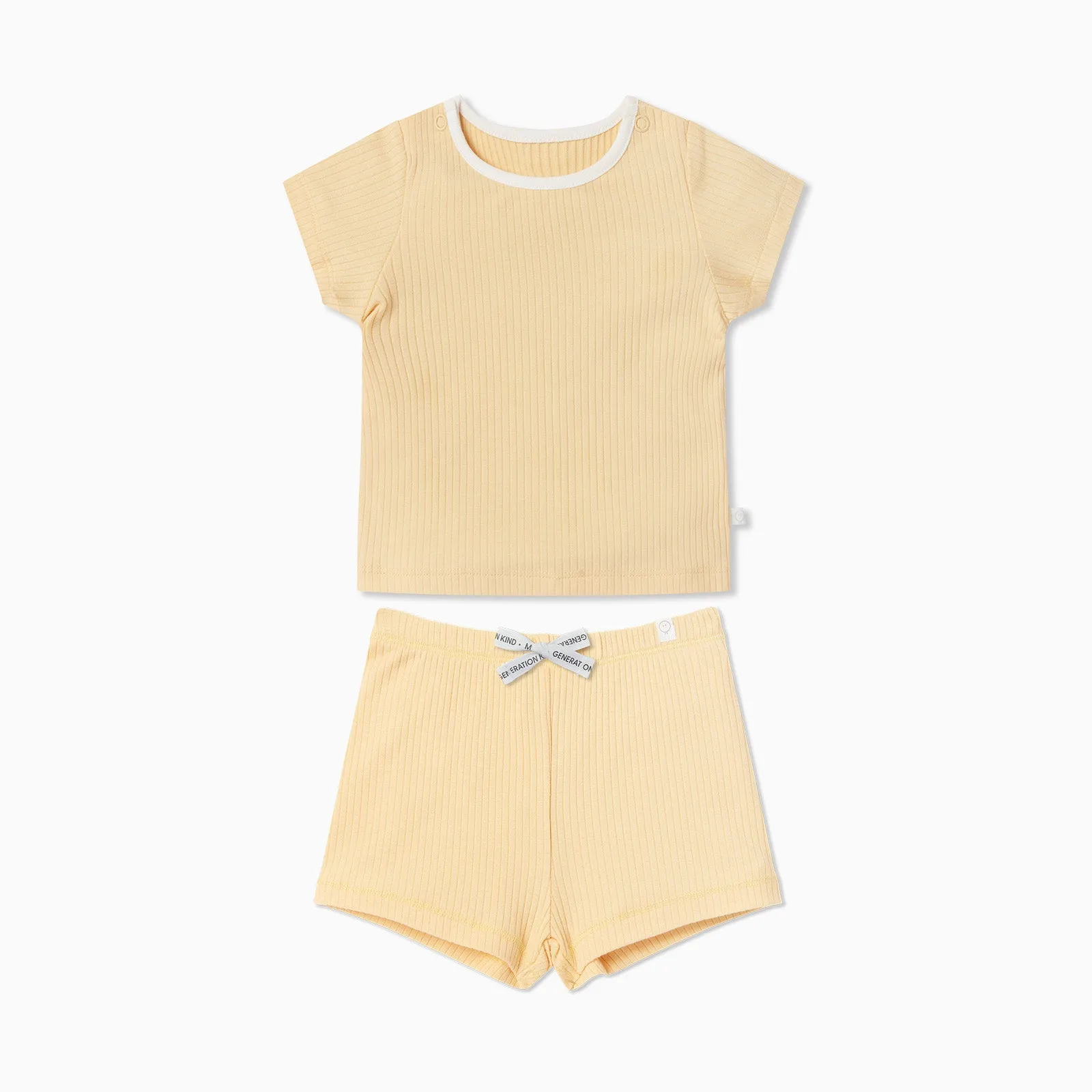 Ribbed Summer Pajama Set