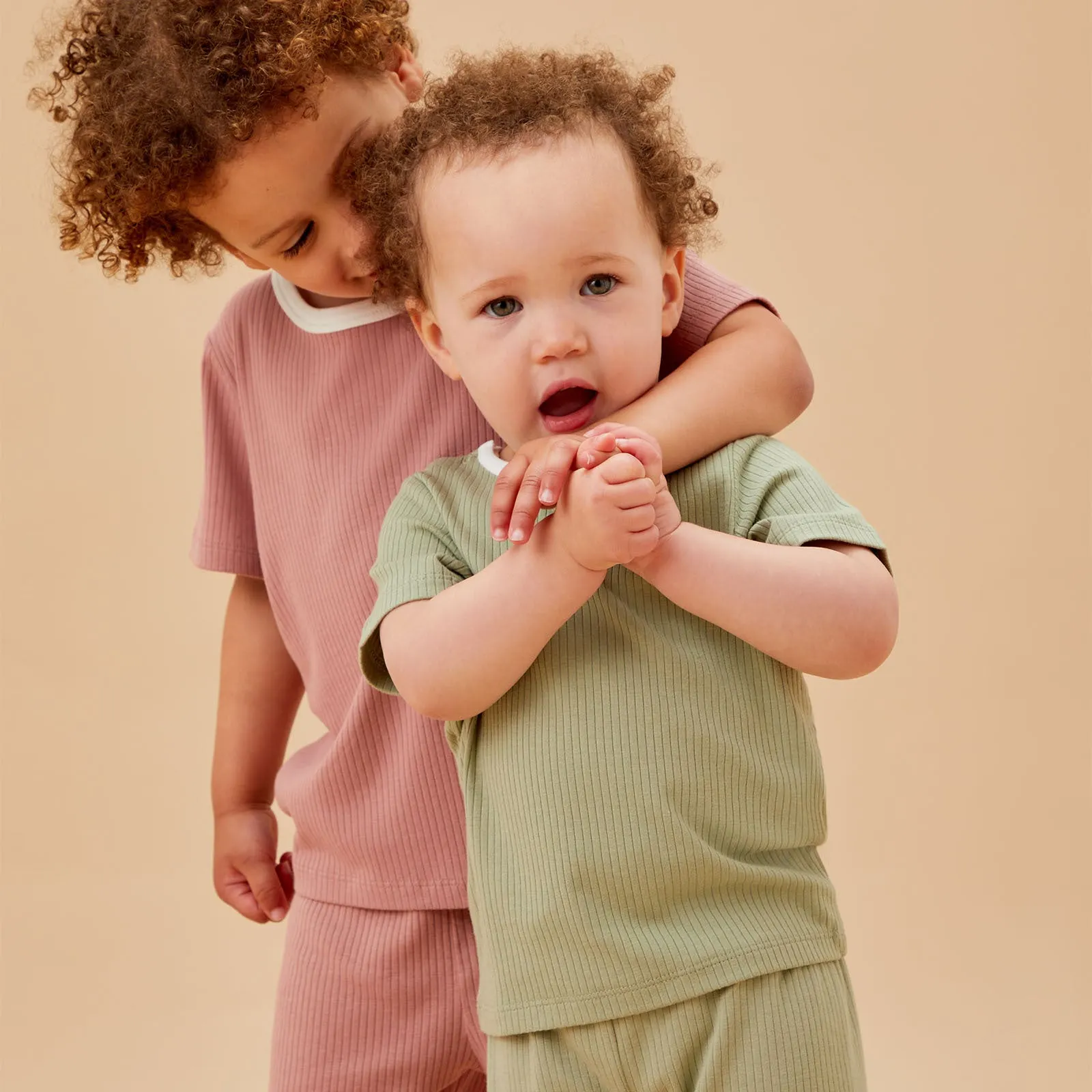 Ribbed Summer Pajama Set