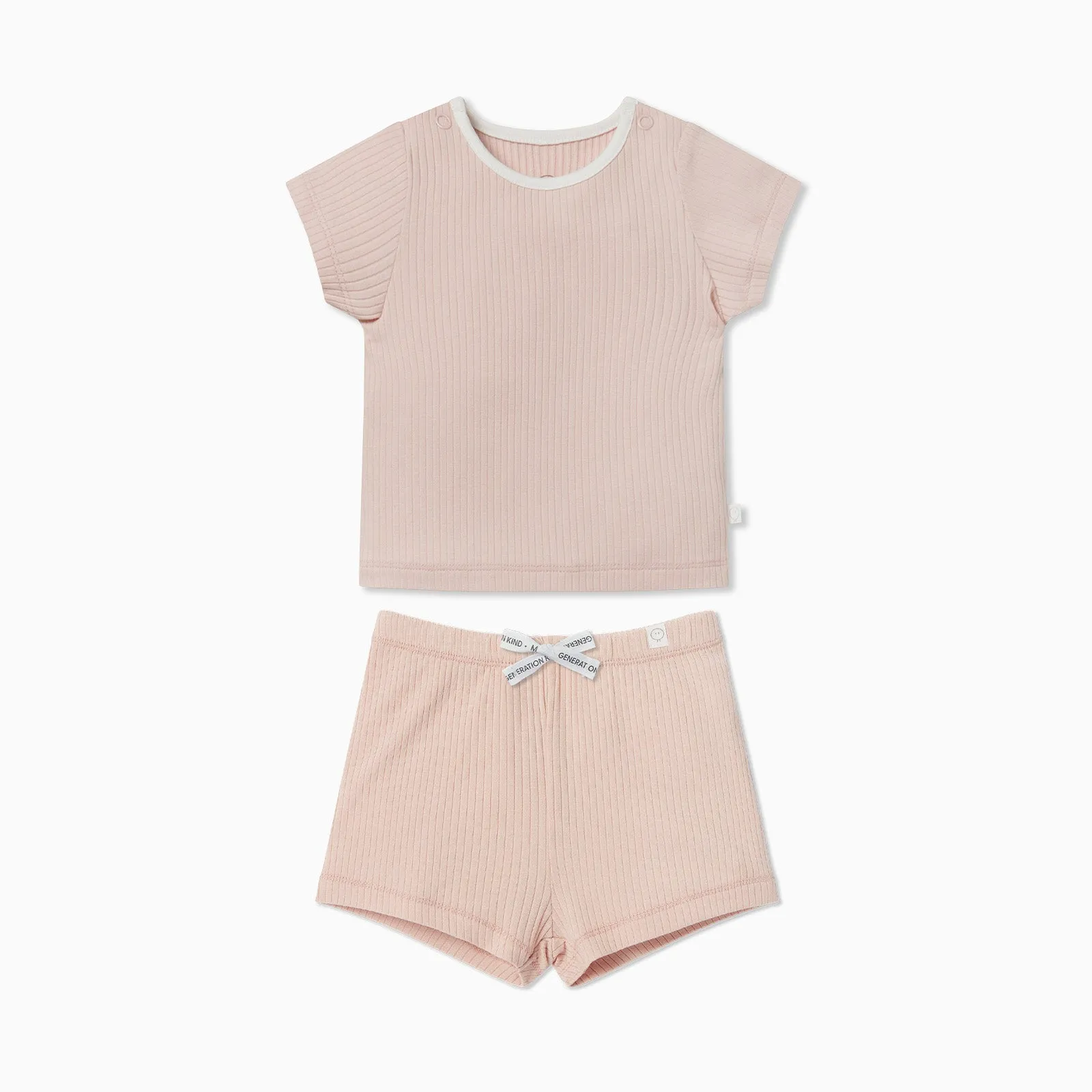 Ribbed Summer Pajama Set