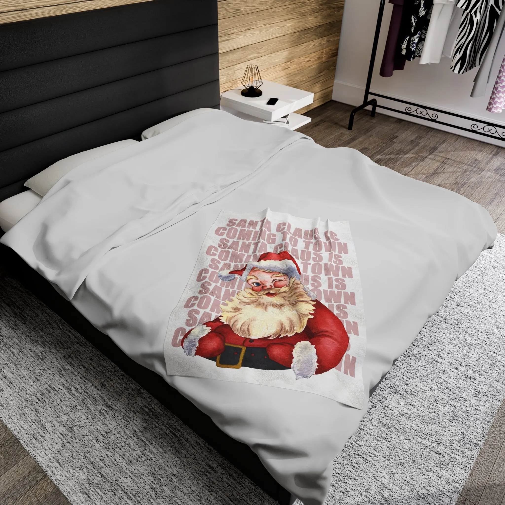 Santa Claus Blanket Plush Throw