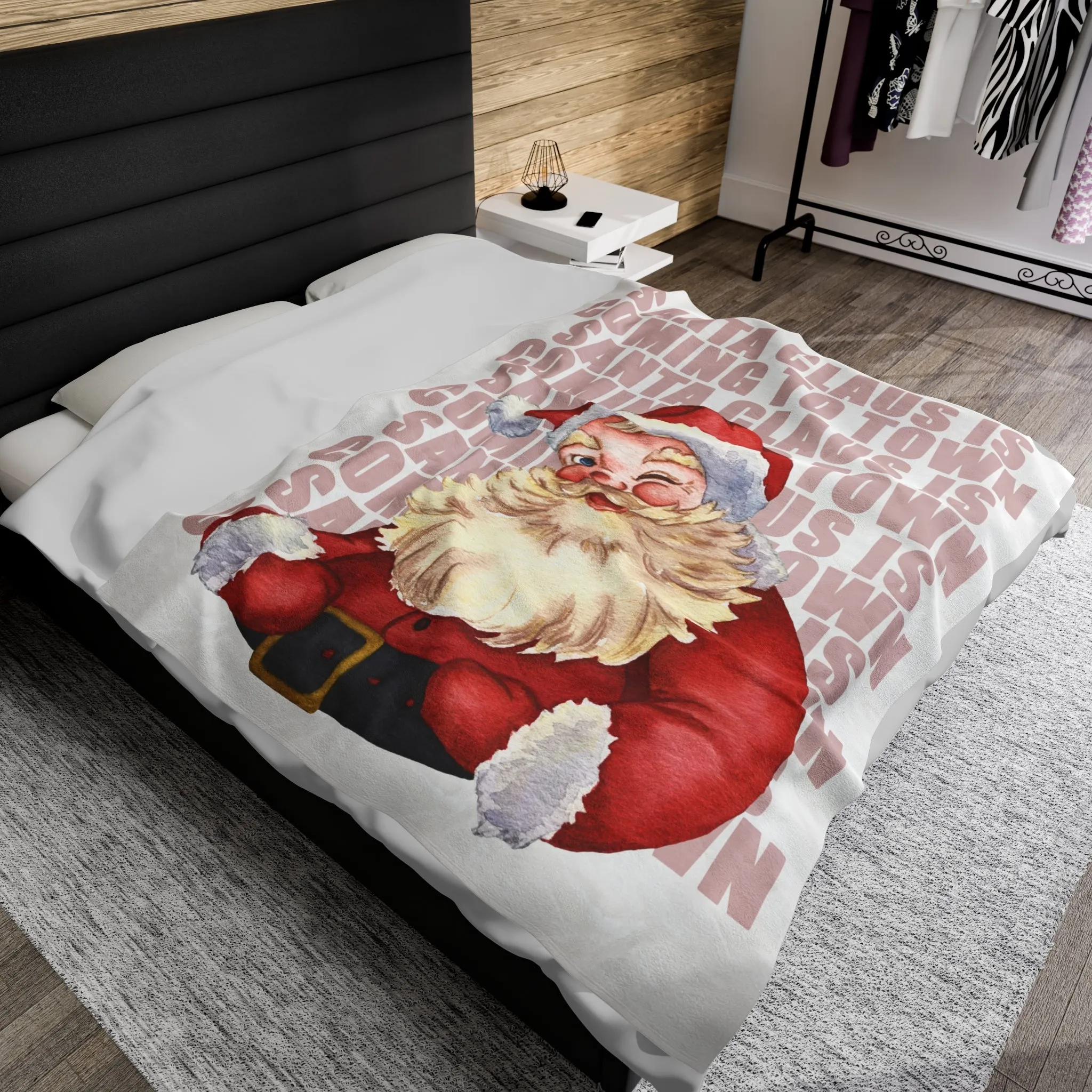 Santa Claus Blanket Plush Throw