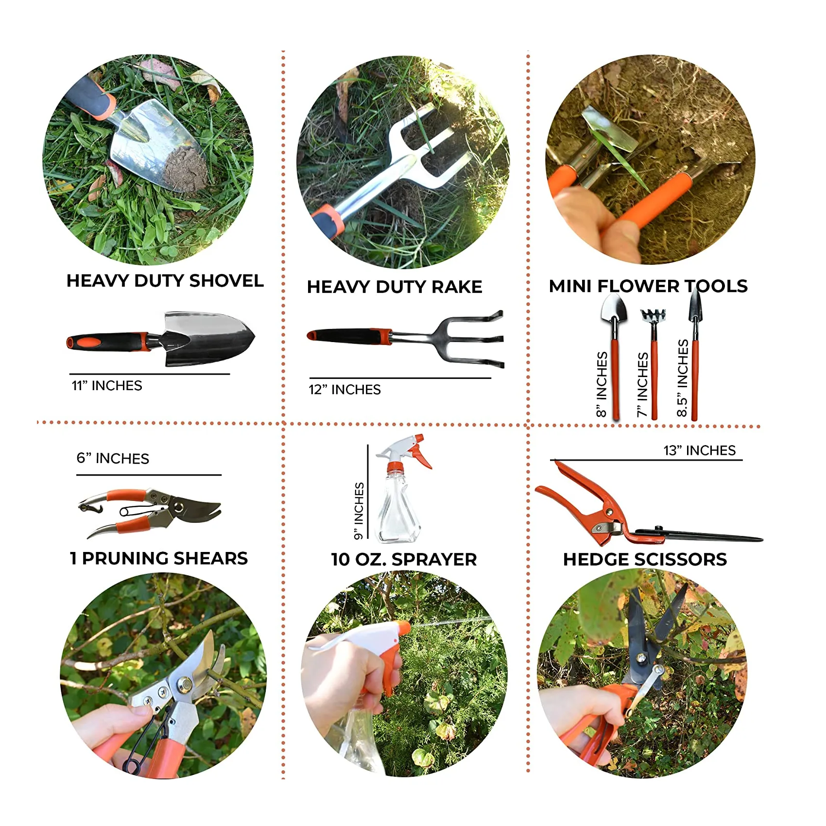 Scuddles Gardening Tools | 12 Pieces