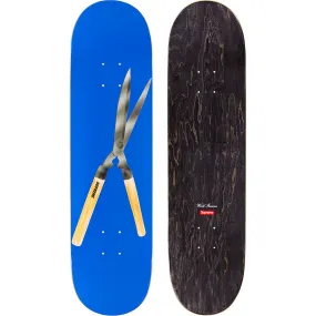 Shears Deck SS19 Royal Blue Skateboard Art Deck by Supreme