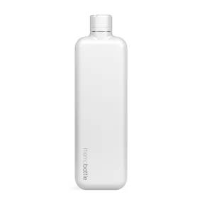 Slim memobottle (Stainless Steel) – White