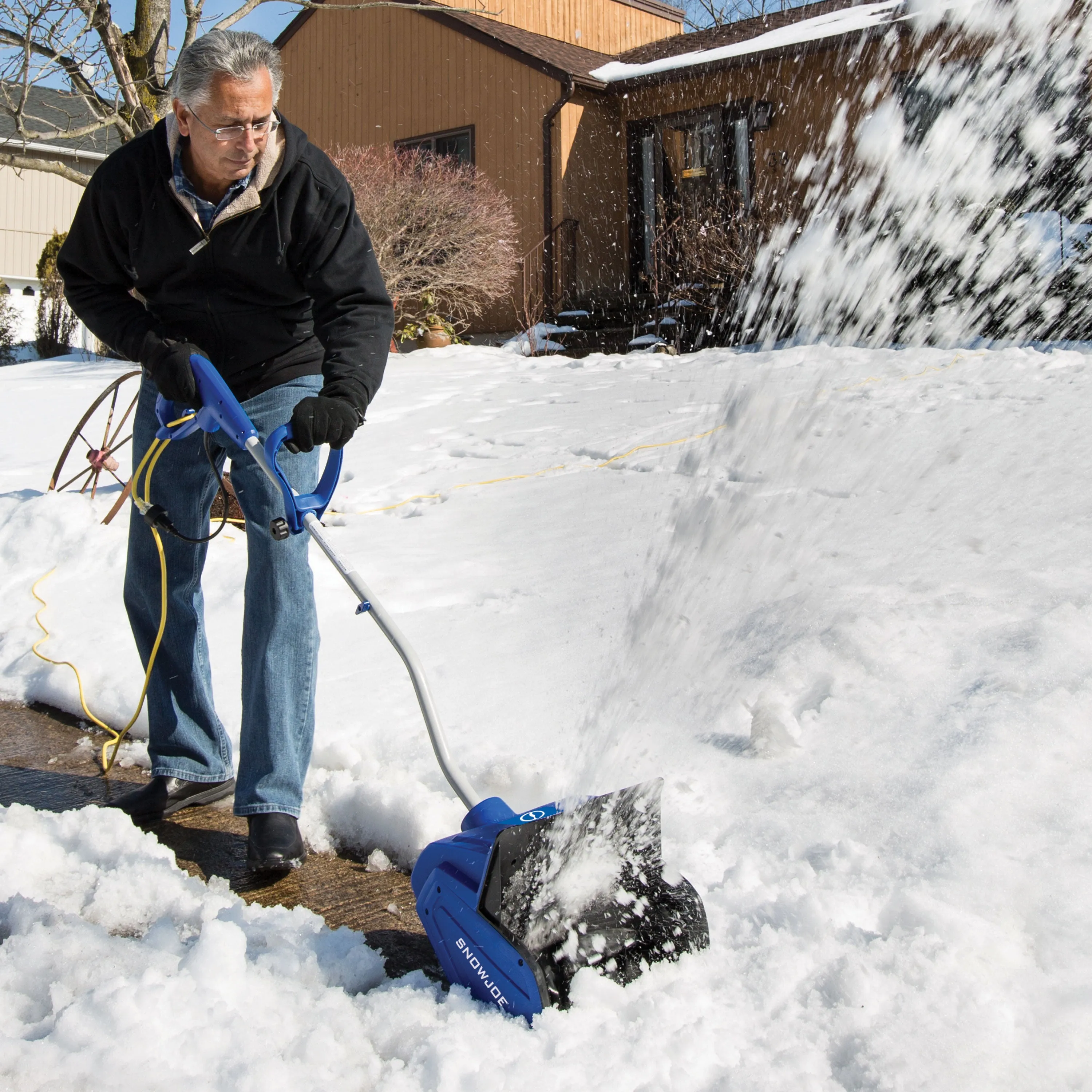 Snow Joe 323E Electric Snow Shovel | 13-inch | 10-Amp | 20-ft Throw Distance