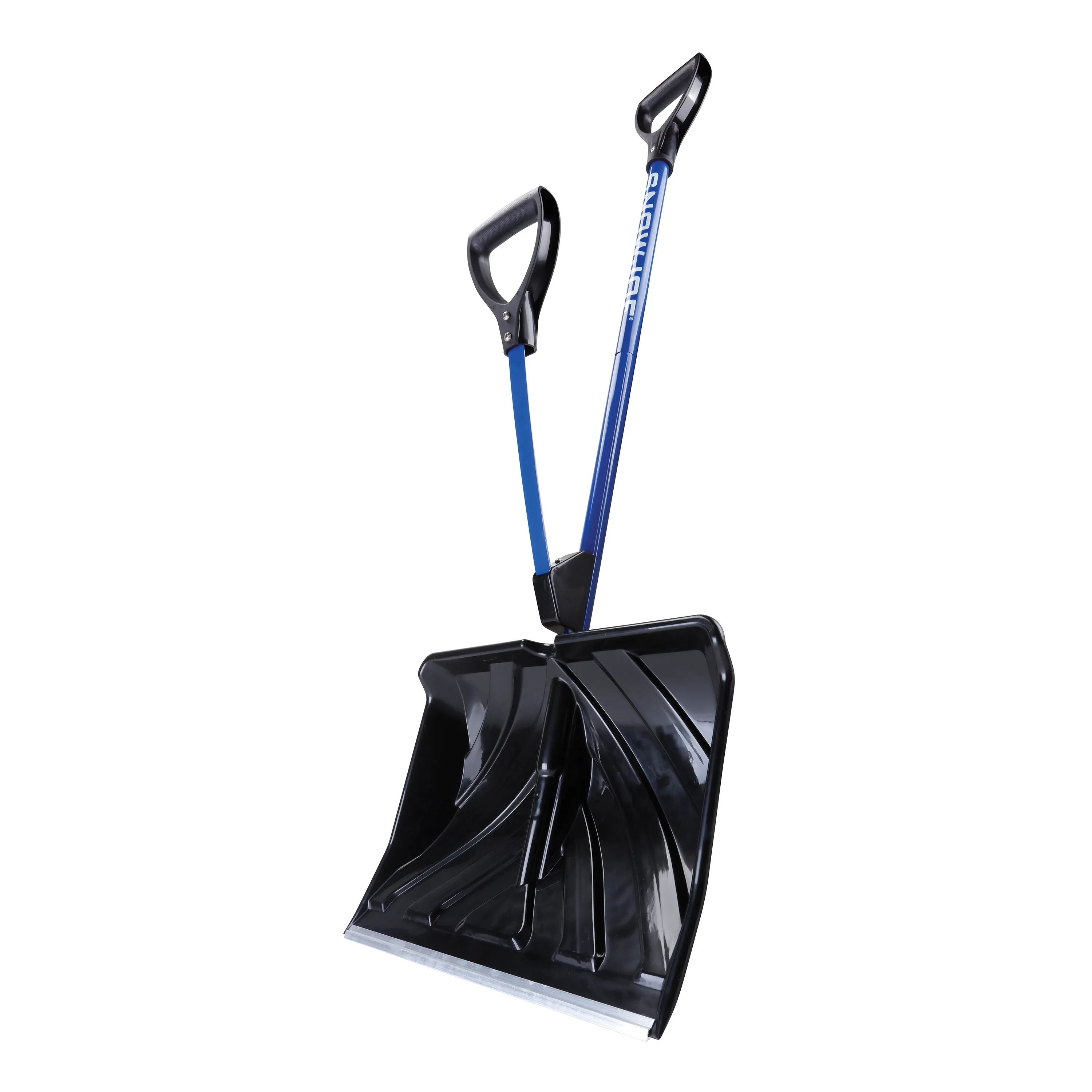 Snow Joe SJ-SHLV01M Shovelution Strain-Reducing Snow Shovel | 18-Inch | Spring Assisted Handle | Retail Ready