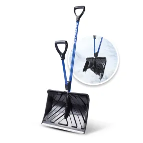 Snow Joe SJ-SHLV01M Shovelution Strain-Reducing Snow Shovel | 18-Inch | Spring Assisted Handle | Retail Ready