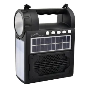 Solar Power Speaker with FM Radio / Flashlight / Lantern