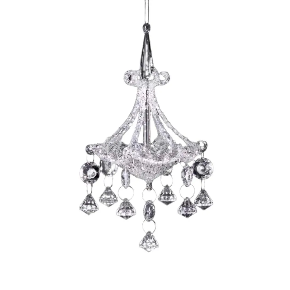 Spun Glass Chandelier Ornament