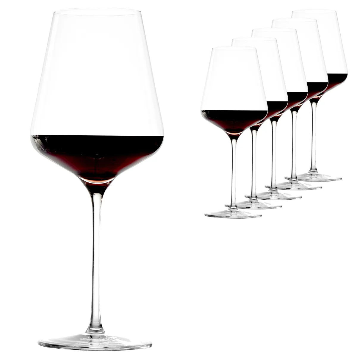 Stolzle Quatrophil Bordeaux Red Wine Glass - Set of 6