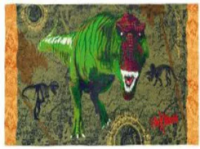 T-rex Velour Bath Towel