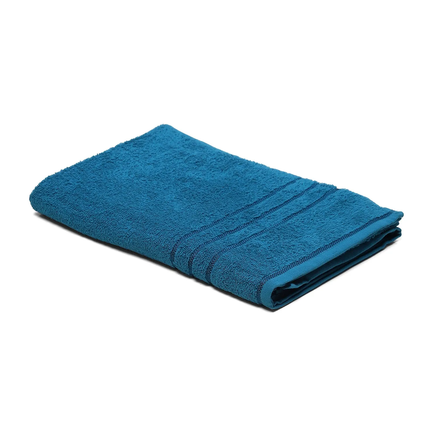 Teal Blue Cotton 350 GSM Bath Towel