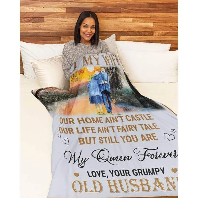 To My Wife - From Husband - Coupleblanket - A357 - Premium Blanket