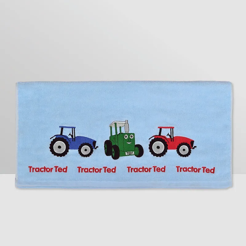 Tractor Ted Cotton Embroidered Towel