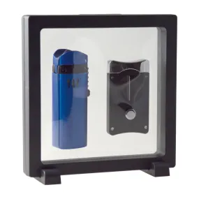 Visol Blue Denali & Wedge V Lighter Cutter Gift Set