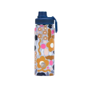 Watermate Bottle 550ml - Floral Puzzle Mustard