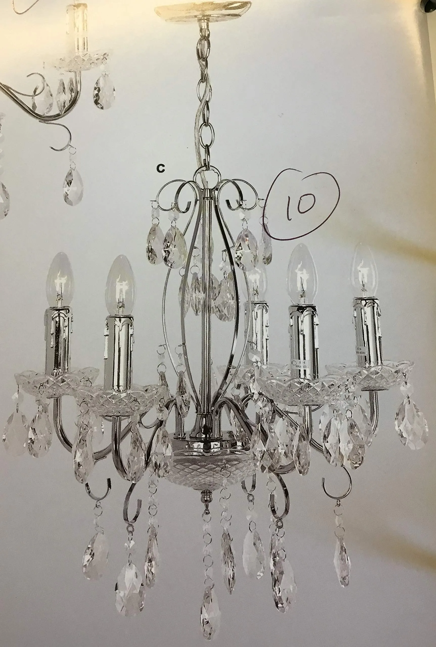 Wellington Chrome Chandelier