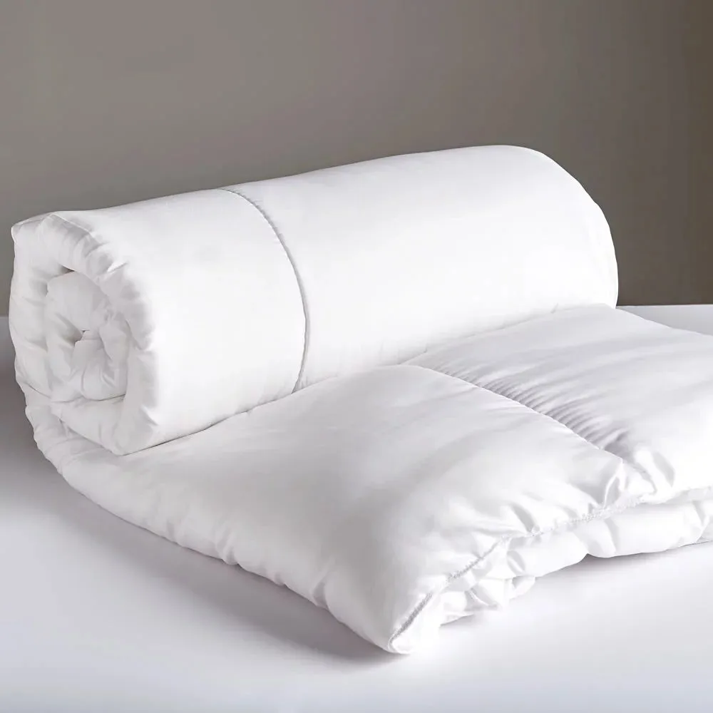 White Comforter Twin - 1 piece 100% Cotton 300TC Fabric  Soft Filling - (160 X 220 CM) - White