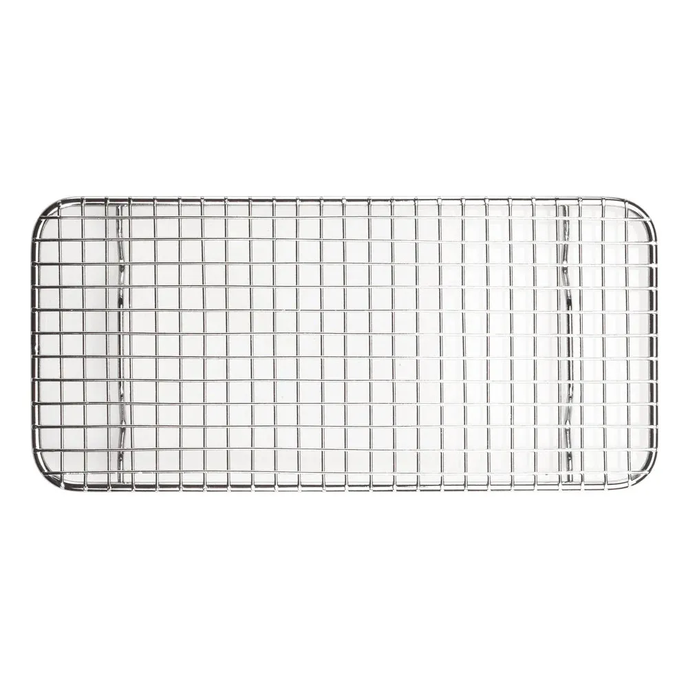 Winco PGWS-510 Pan Grate for Third-size Steam Pan, 5" X 10-1/2", Stainless Steel